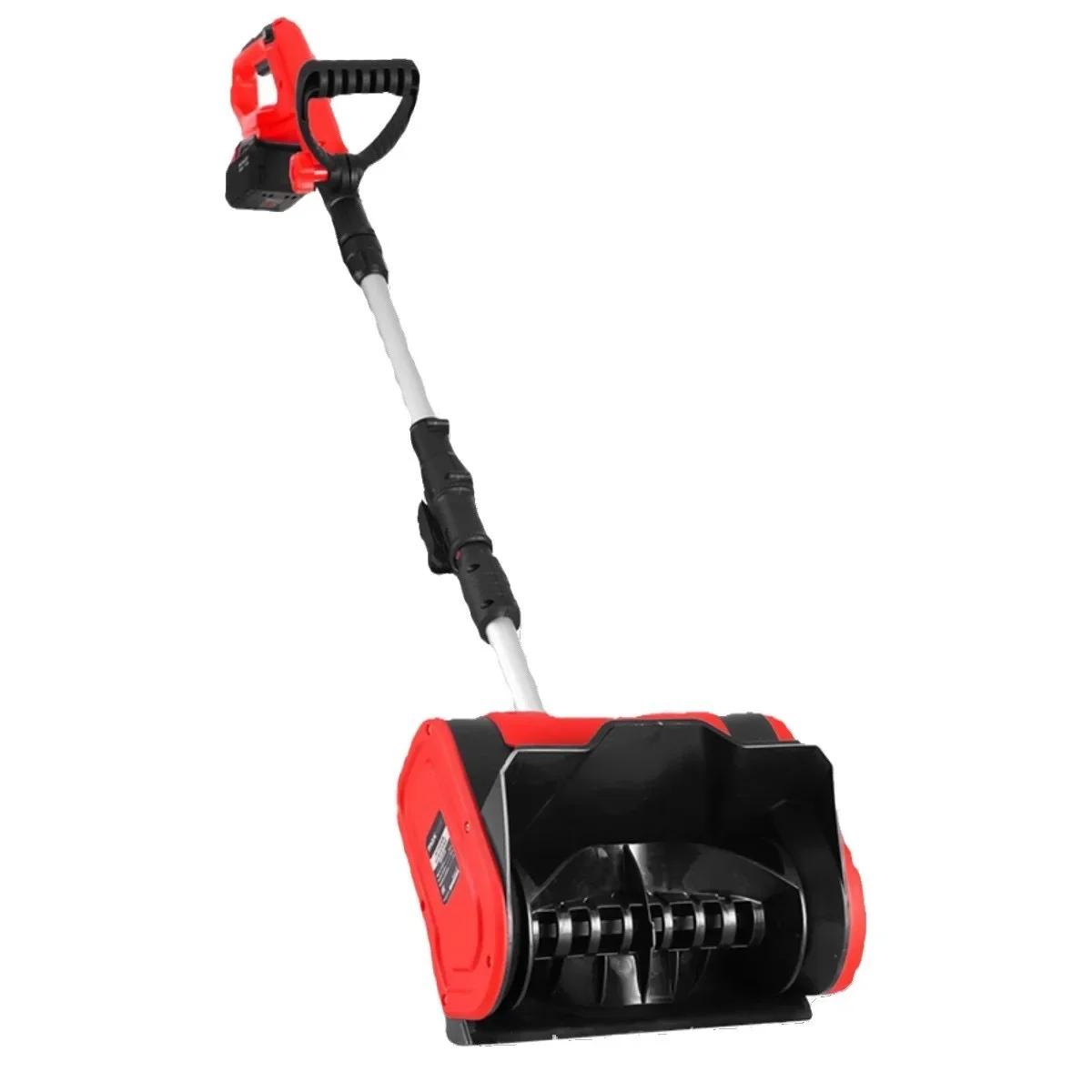 Electric, hand push, rechargeable multi-function lithium battery snow shovel