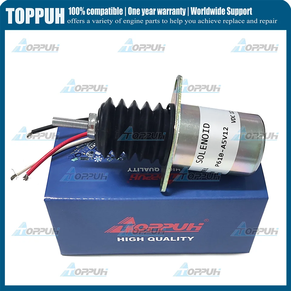 P610-A5V12 P610-B1V12 New Fuel Shut Off Solenoid for Trombetta 12V