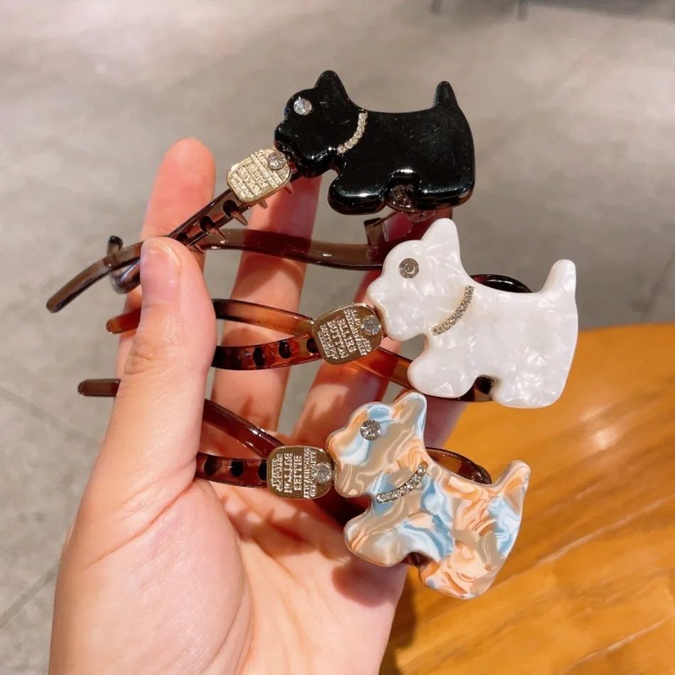 

Женская заколка для щенков с одним словом, новинка 2025, высококачественная заколка для волос на затылке, заколка для волос, головные уборы, женские аксессуары для волос ZX07