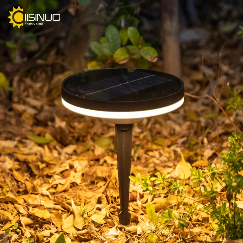 Illuminazione del paesaggio a LED luci del percorso solare luci Super luminose impermeabili per il giardino del marciapiede del vialetto del Patio