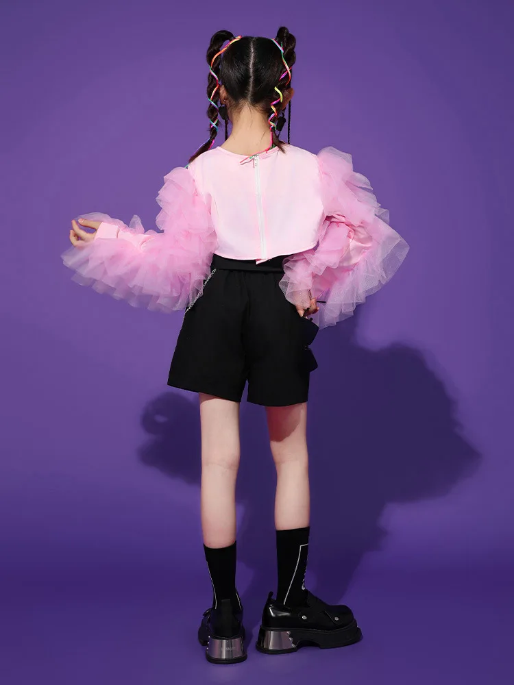 K-PoP-Vêtements Hip Hop Jazz pour Bol, Défilé Écologique, Costume de Défilé, Vêtements de brevJazz pour Enfants