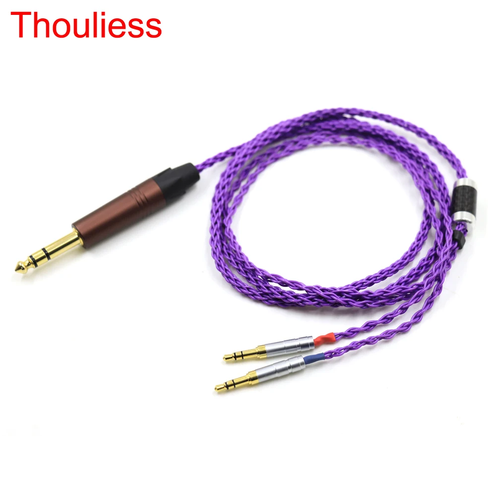 

Purple High Quality 4.4mm to Sundara Aventho Focal Elegia t1 t5p D7200 MDR-Z7 2.5/3.5/4.4mm Balance Headphone Cables