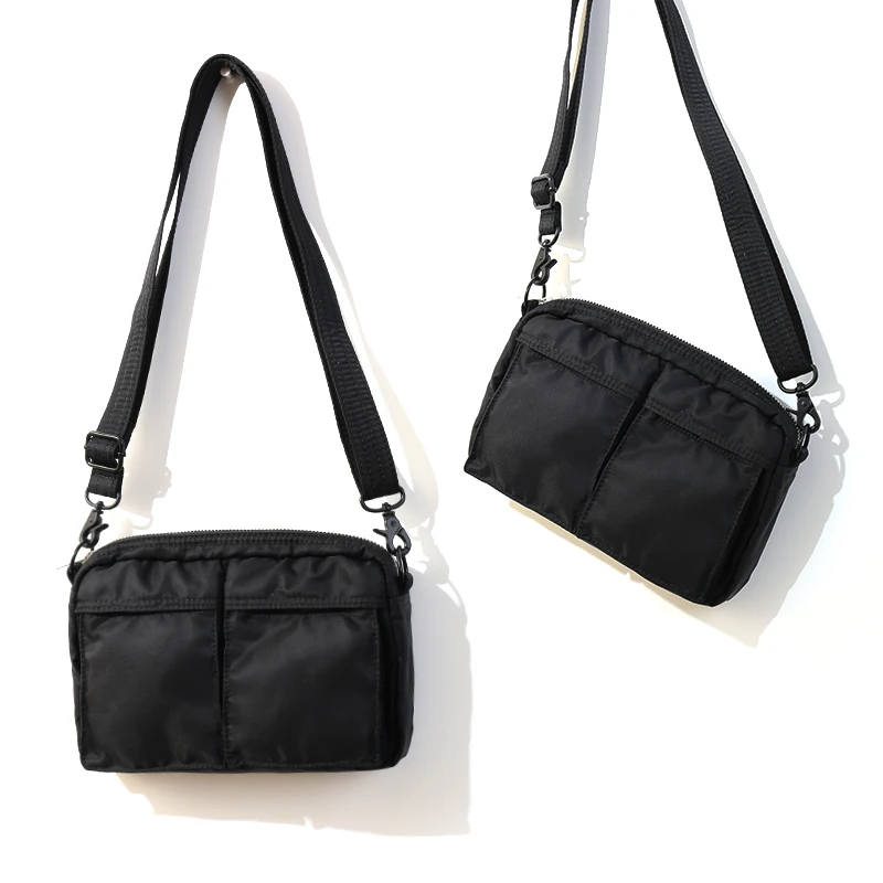

Trendy T ex Crossbody Bag Belted Waist Pa for Commuting Multi-Functional Casual Sle Nylon Fabric Zipper Closure
