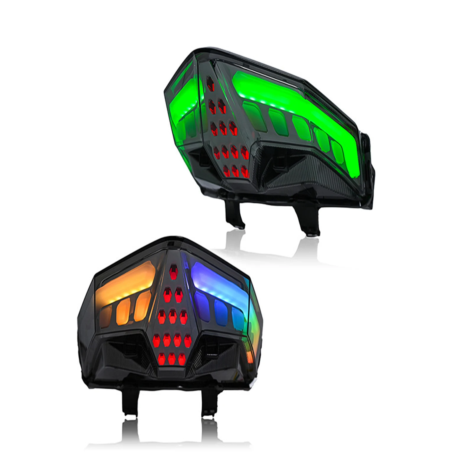 مصباح ضوء فرامل الدراجة النارية مع استبدال إشارات الانعطاف LED لياماها انقر 150 #5