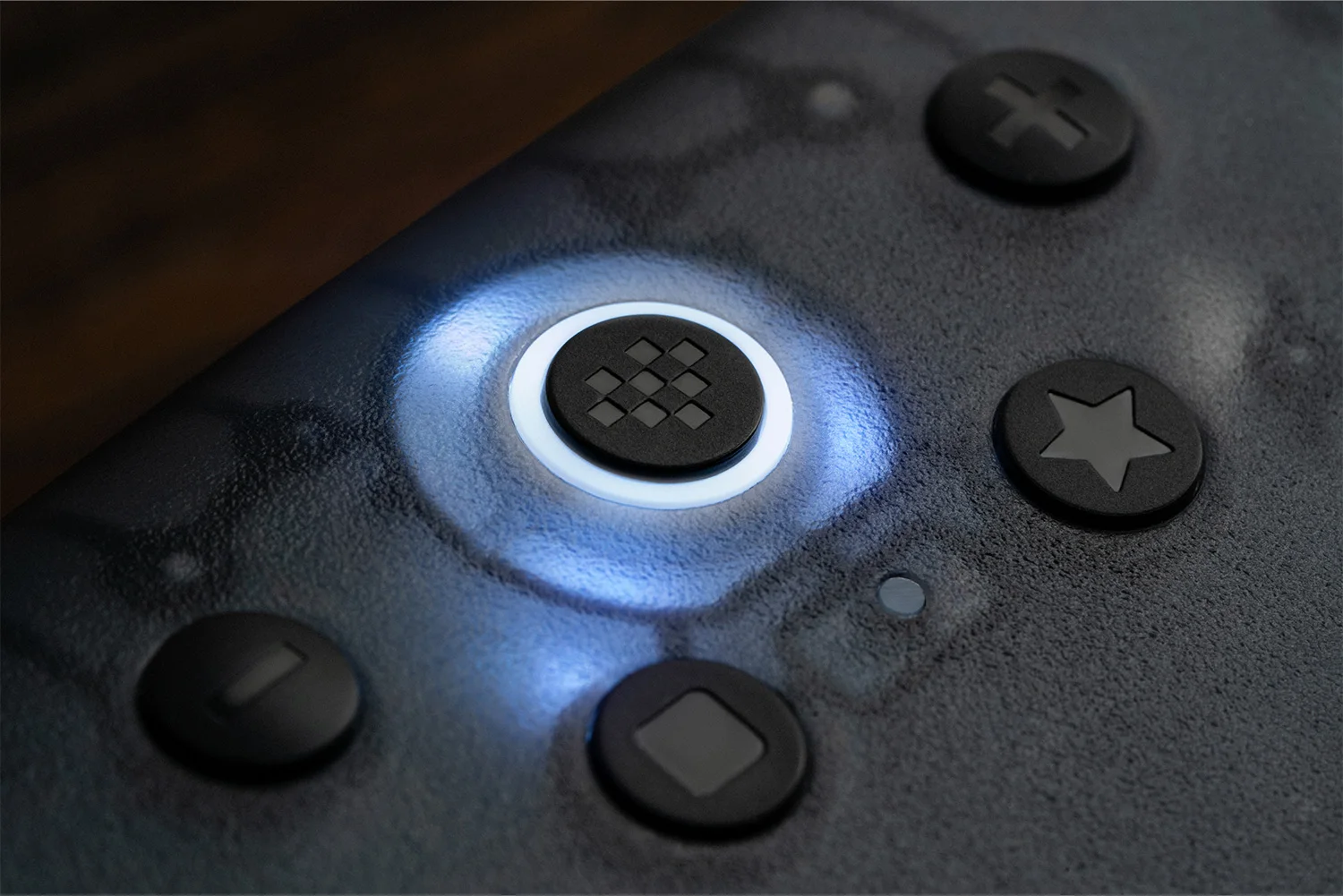 8BitDo Ultimate 2C Wireless Gaming Controller mit Hall-Effekt-Joystick für Windows 10/11 Android-New Transparent Black Edition – Detail 6