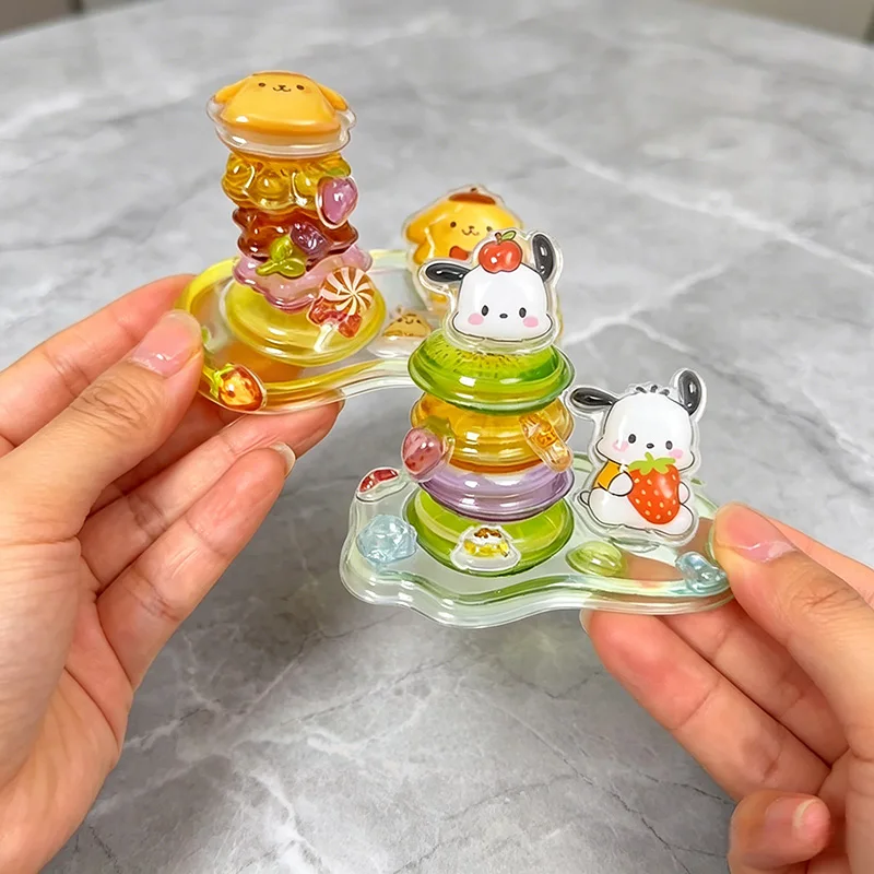 Neue angesagte 3D-Kristallaufkleber, niedliche Kawaii-Cartoon-Haustierfiguren, gestapelte Aufkleber, handgemachte DIY-Partygeschenke – Detail 5
