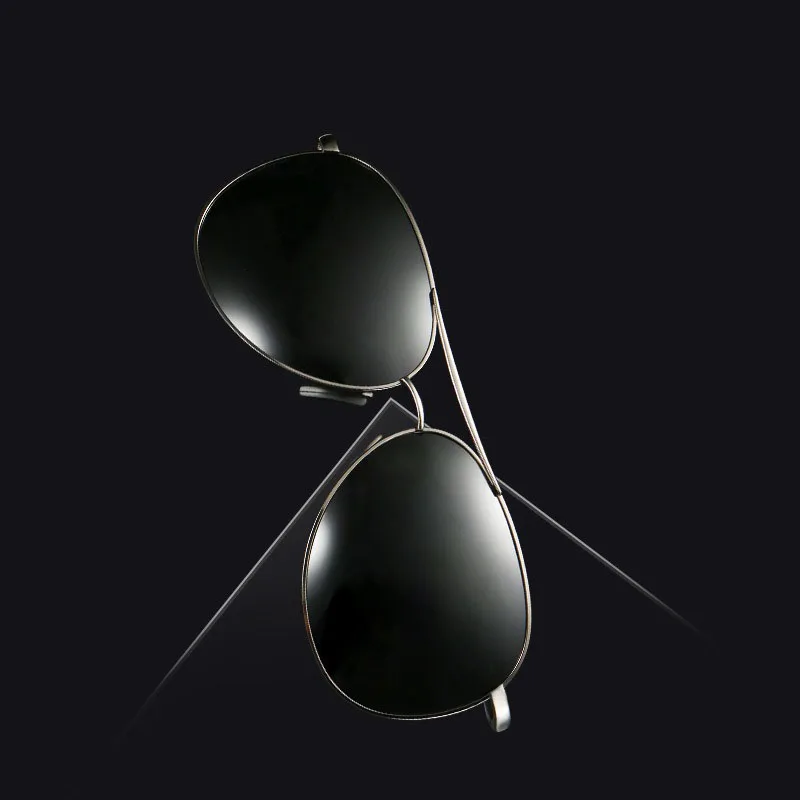 

Vintage Luxury Vintage Men's Sunglasses, Metal Frame Fashion Brand Designer Sunglasses, Polarized Casual Outdoors Eyeweares