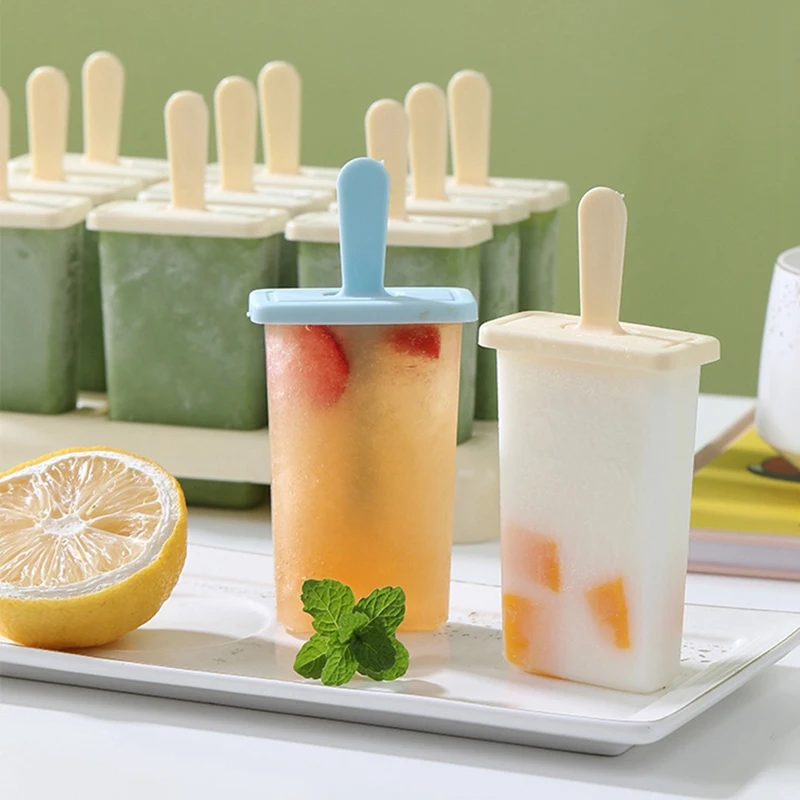 Ice Cream Popsicle Mold, DIY Ice Cream Maker, Popsicle Mold Ice Tray Kitchen Gadgets