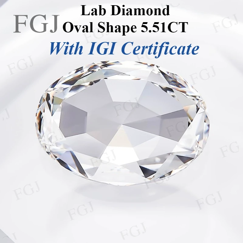 

С сертификатом IGI Rose София Cut Lab Diamond 5,51CT CVD HPHT Верхние бриллианты Каменные бусины Оптовая цена для свадебных украшений Подарки