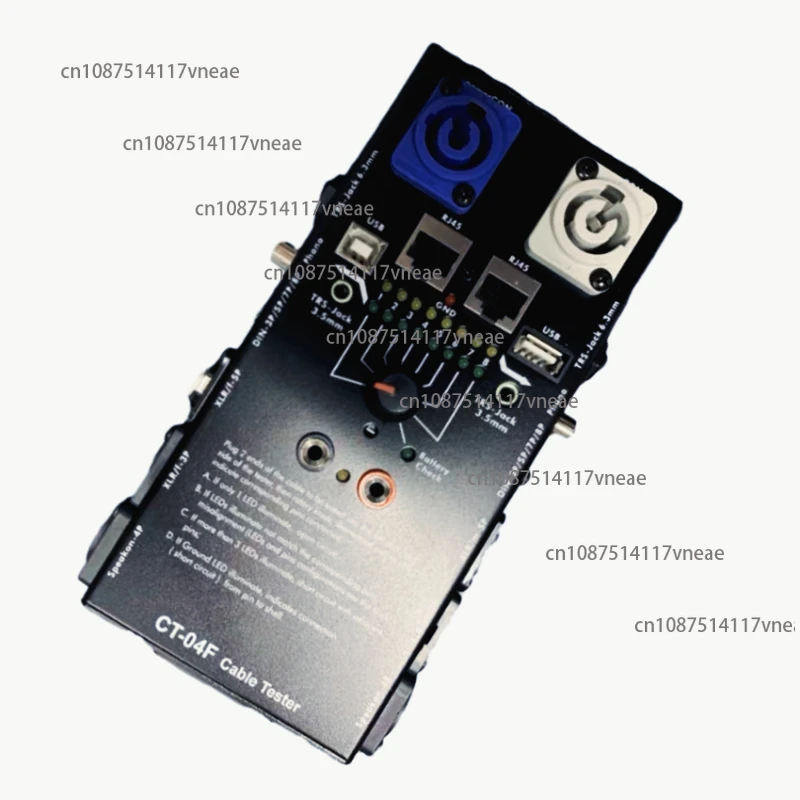 CT-20 Multifunctional Line Tester Audio Line Xlr Signal Line Tester Hdmi