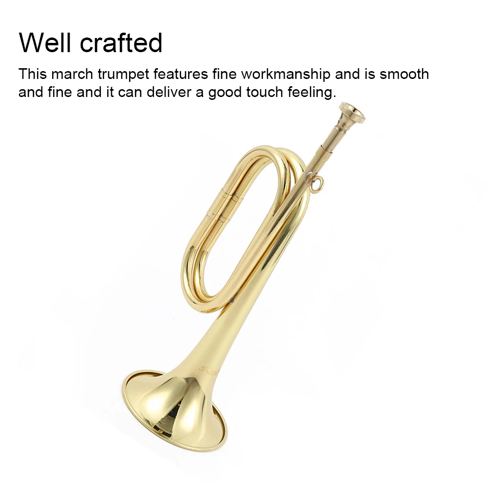 Adults Kids Bugle Call Battle Trumpet March Band Trumpets Photography Prop