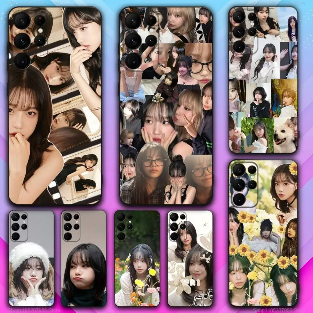 

Singer J-Jo Cute Y-YuRi Black Soft Skin-friendly For Samsung S20,S21,S22,S23,Fe,S24,S25,S30,Lite,5G,Ultra,Plus Phone Case