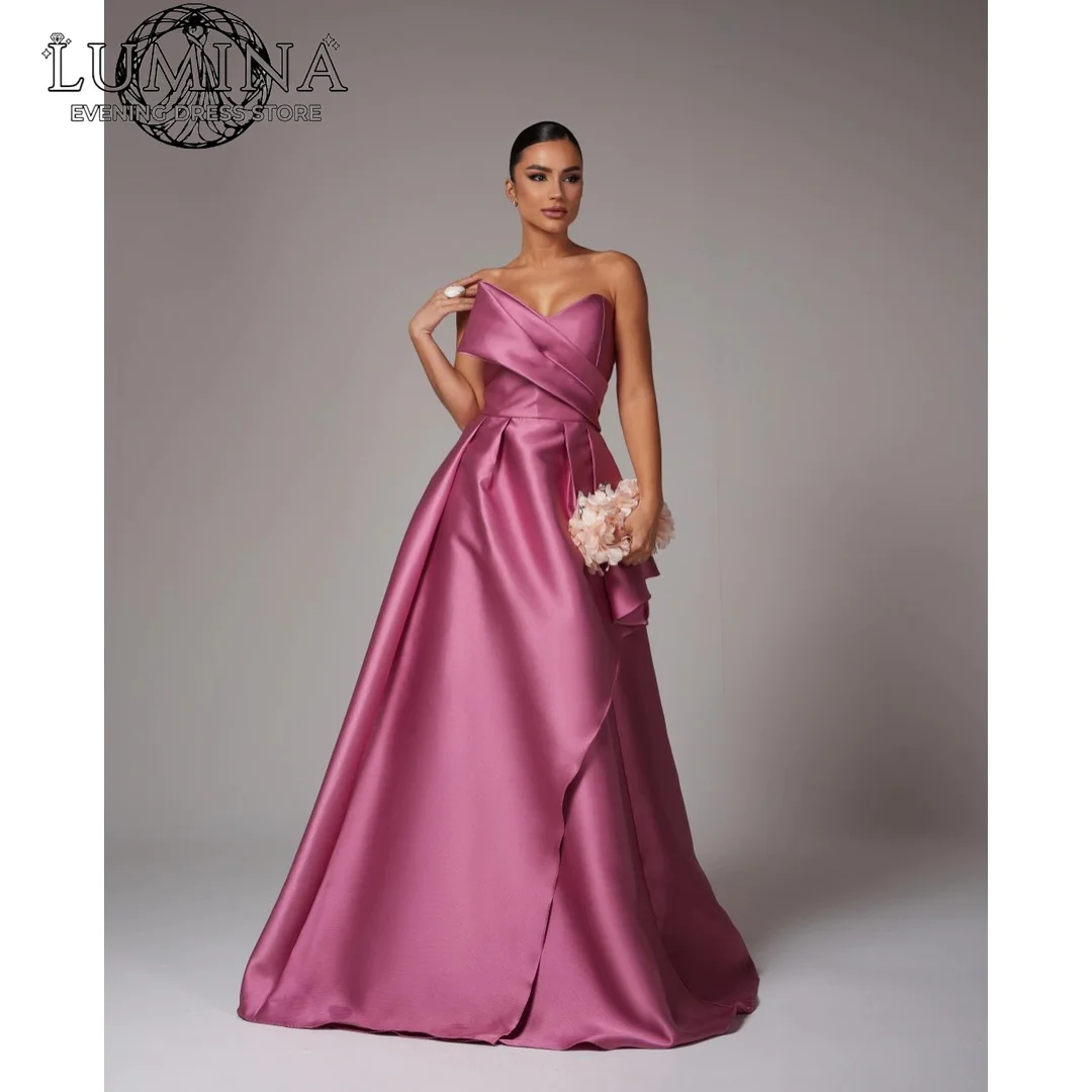 

Lumina Cross Type Prom Dresses Luxury Evening Dress 2026 Woman Custom Made Line A Bespoke Occasion Dresses Medium Length Women's
