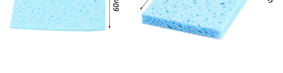 10pcs iron head cleaning sponge, high temperature resistant and thickened sponge, special for soldering iron holder.