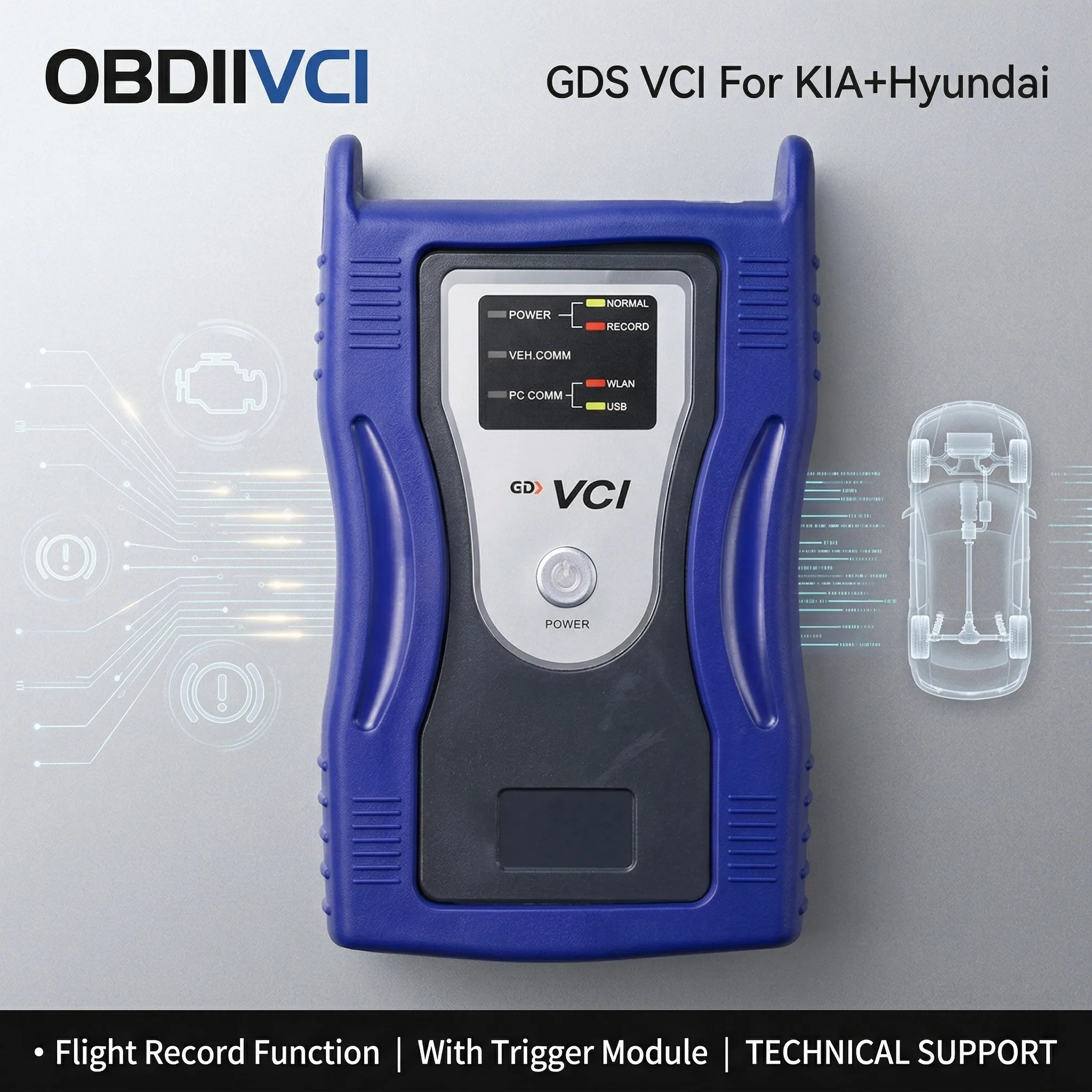 

A+ Quality GDS VCI Auto Diagnostic Tool For KIA For Hyundai Scanner OBD2 Diagnose Programming Interface Firmware