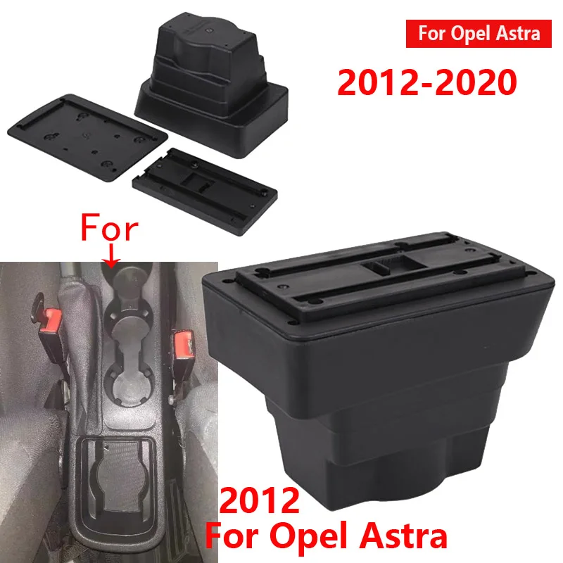 For Opel Astra Armrest Box For Opel Astra J Car Armrest Storage Box Retrofit part Interior detail Car Accessorie Easy To Install