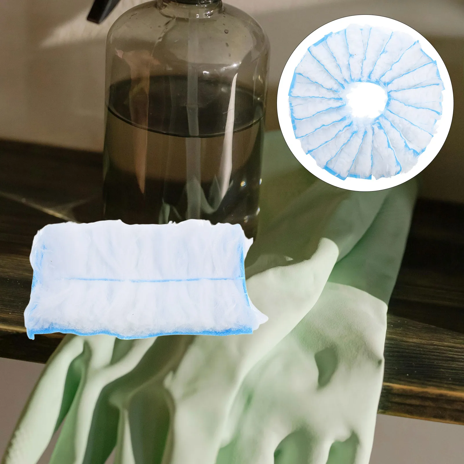 

20pcs Disposable Duster Refills Electrostatic Cleaning Heads Blue Static for Blinds Furniture Car Keyboard Dashboards