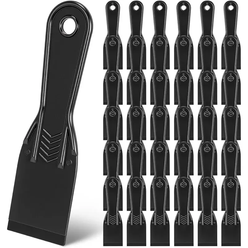 ABAE-Flexible 2 Inch Plastic Putty Knife 36 Pcs Scrapers Tool Knives For Painting For Repairing Pasting Plaster Walls
