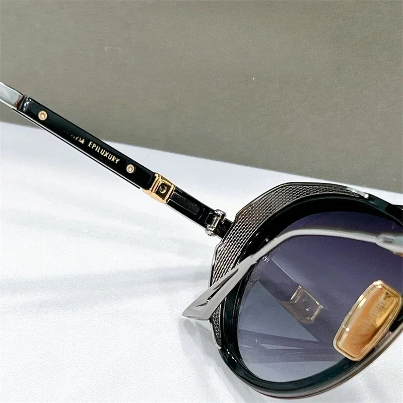 Outdoor Sunglasses Ladies with Replaceable Leg Model EPILUXURY F Round Alloy Mac One Sunglasses Men Oculos De Sol Masculino image 6