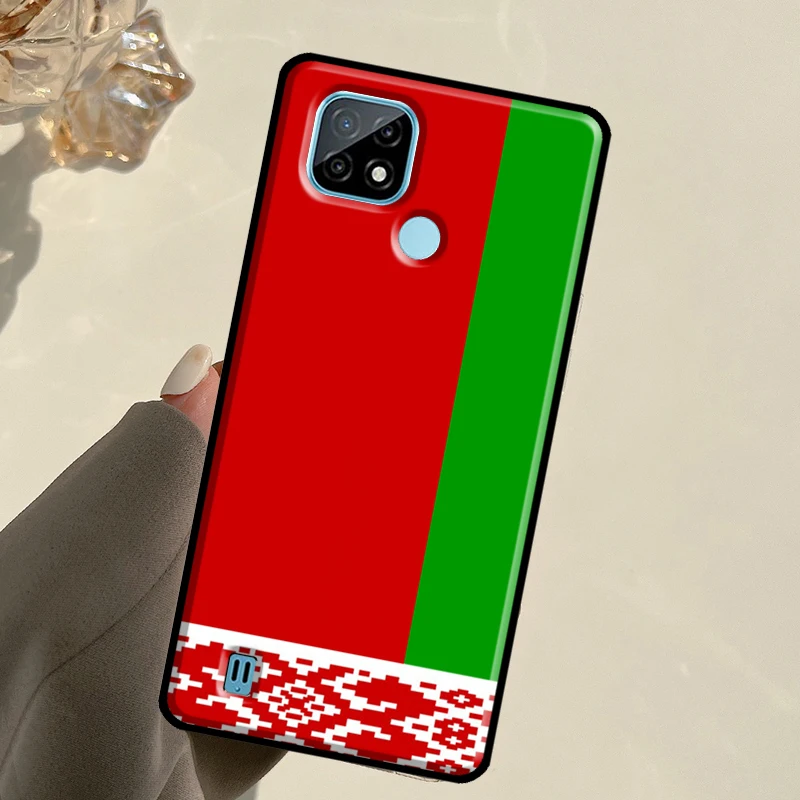 Republic Belarus National Flag For Realme C55 C35 C33 C31 C30 C21Y GT Neo 5 3 2T 10 Pro Plus Oneplus 11 Nord CE 3 Lite Case