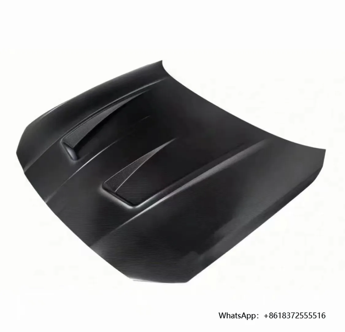 daDry Carbon Fiber Car Bonnet Hood IND Style Dry Carbon Hood Cover for M3 G80 M4 G82 Carbon Fiber Hood