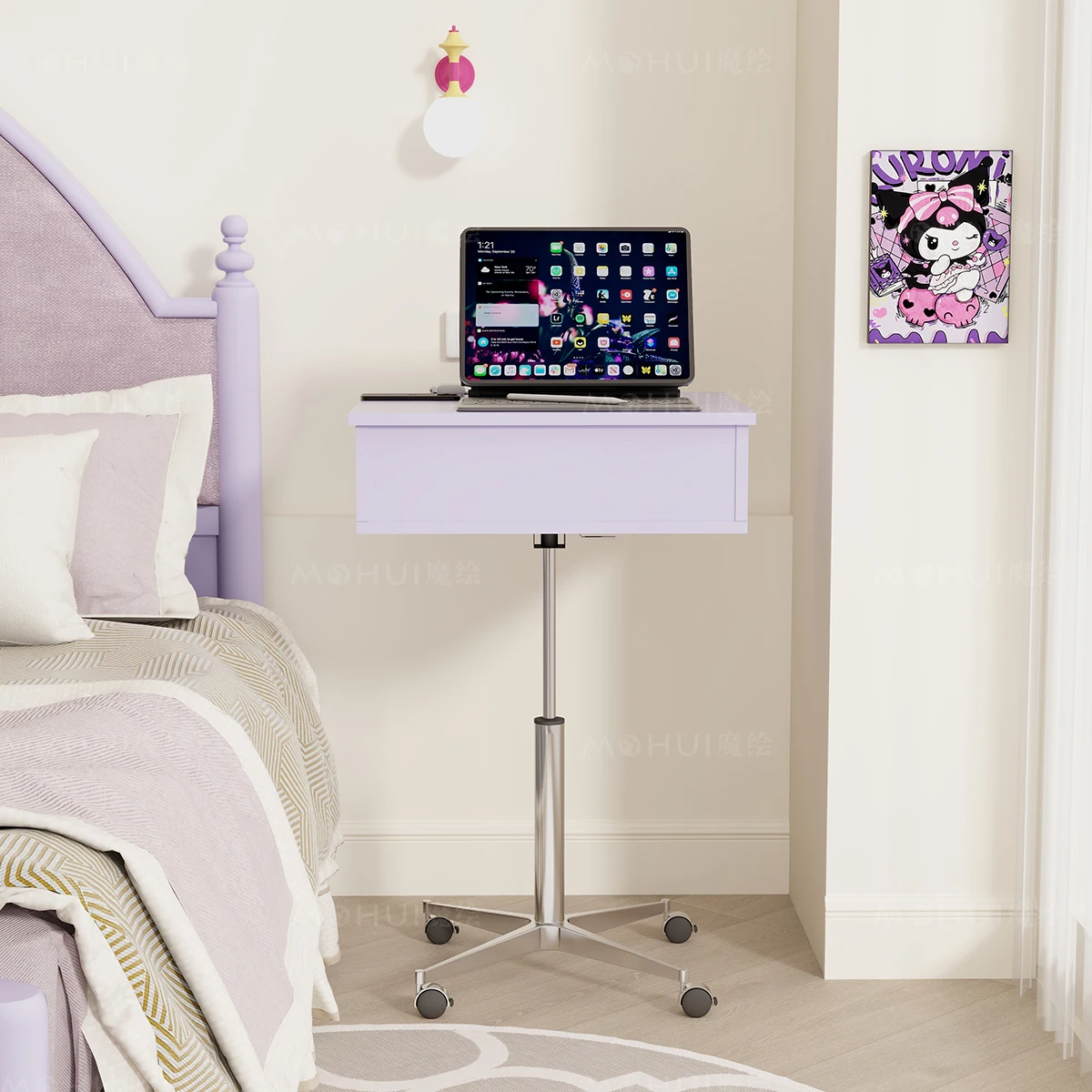 Bedroom Bedside Dresser Flip Mini Lifting Dresser