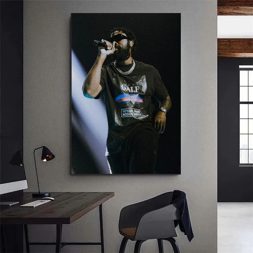 Damso Qalf Rapper Poster Gallery Prints Wall Decals Home Decor Decoration Self Adhesive Living Room Sticker