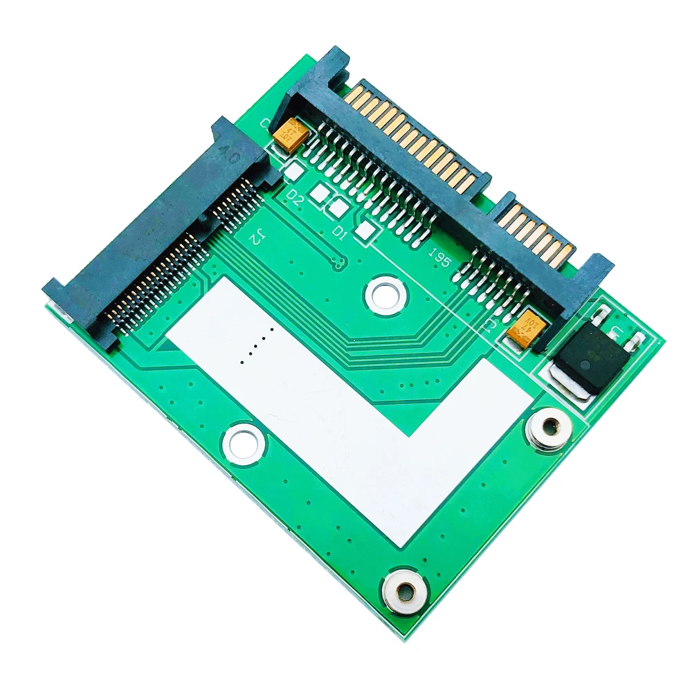 NEW MSATA SSD to 2.5'' SATA 6.0Gb Adapter Converter Card Riser Module Board Mini PCIE SSD MSATA to SATA 3.0 Expansion Card Board