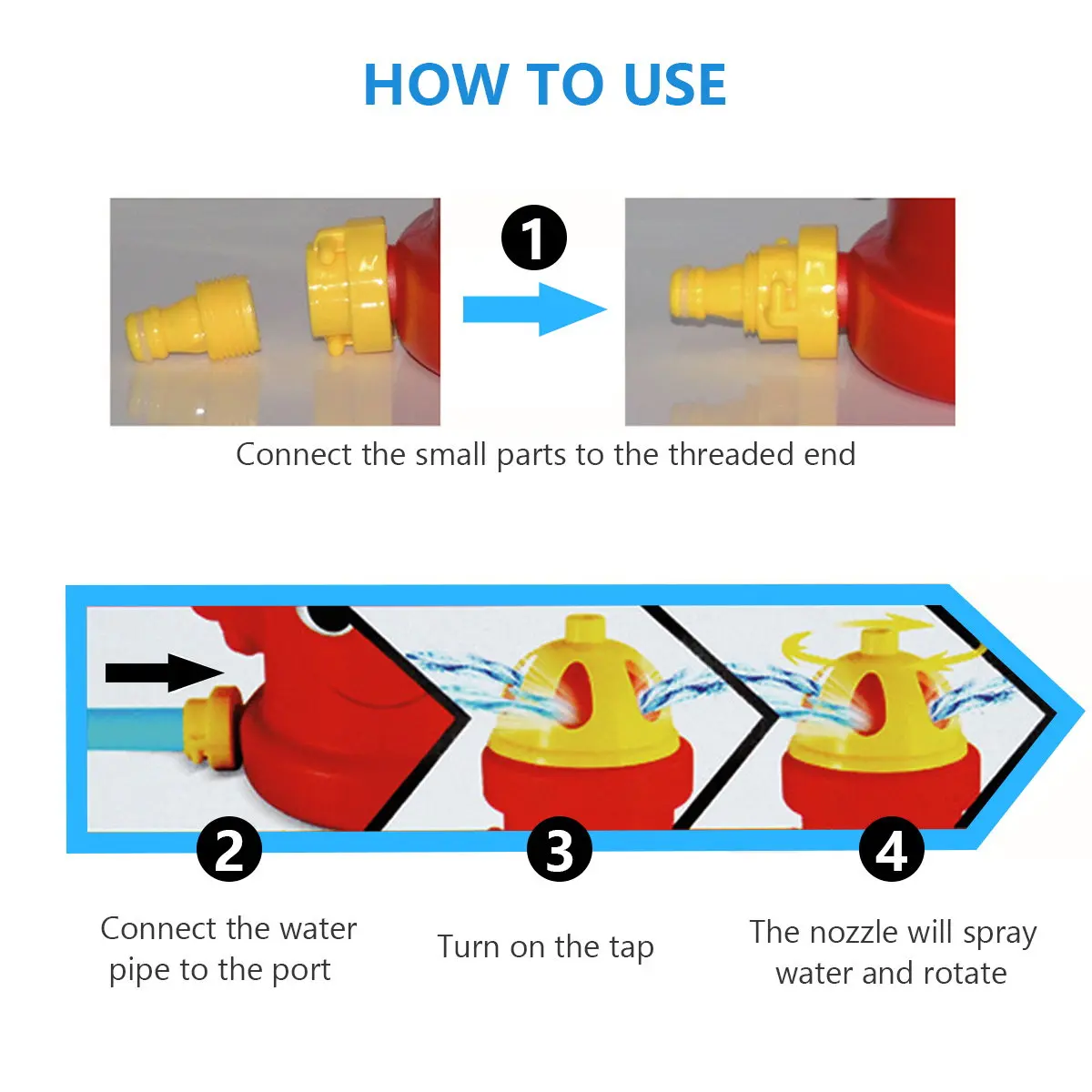 

1Pcs Fire Hydrant Squirt Plastic Bath Play Water Fun Child Educational Fireman Plaything Toy Child Toy