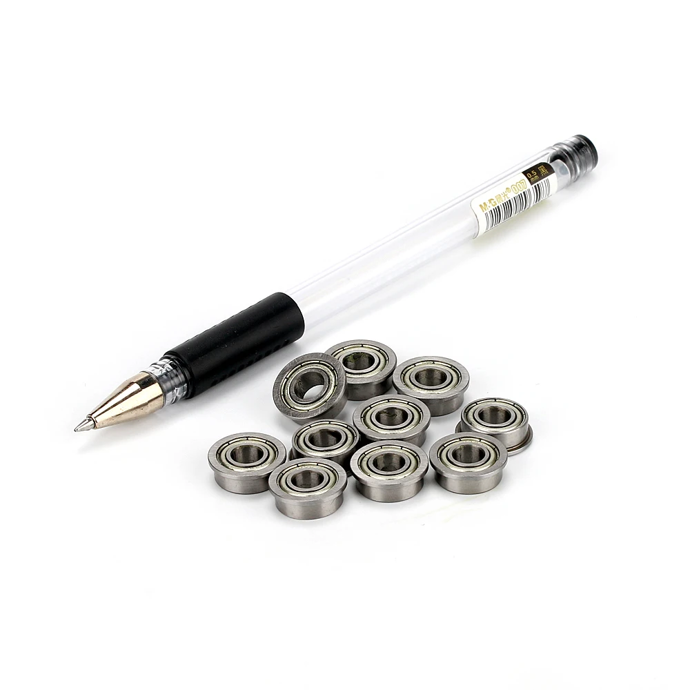 FR133ZZ 2.38*4.762*2.38mm 3/32x3/16 x3/32 inch Miniature inch Flanged Ball Bearing FR133 bearing