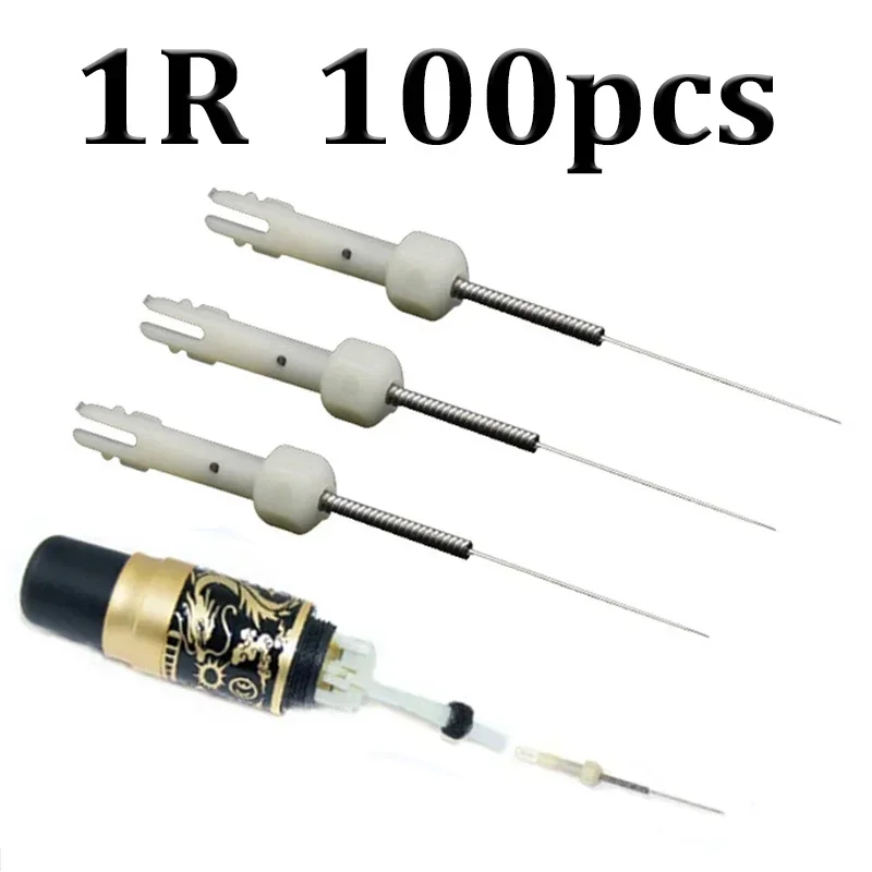 1RL Tattoo Needles Eyebrow Needles for Original USA Mosaic Permanent Makeup Tattoo Machine Needles 100pcs/lot