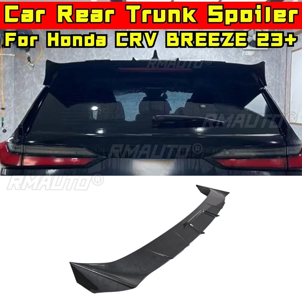 

Car Rear Roof Spoiler Wing Modification Part For Honda CRV BREEZE 2023+ Rear Roof Spoiler Wing Car Accessories Exterior Part