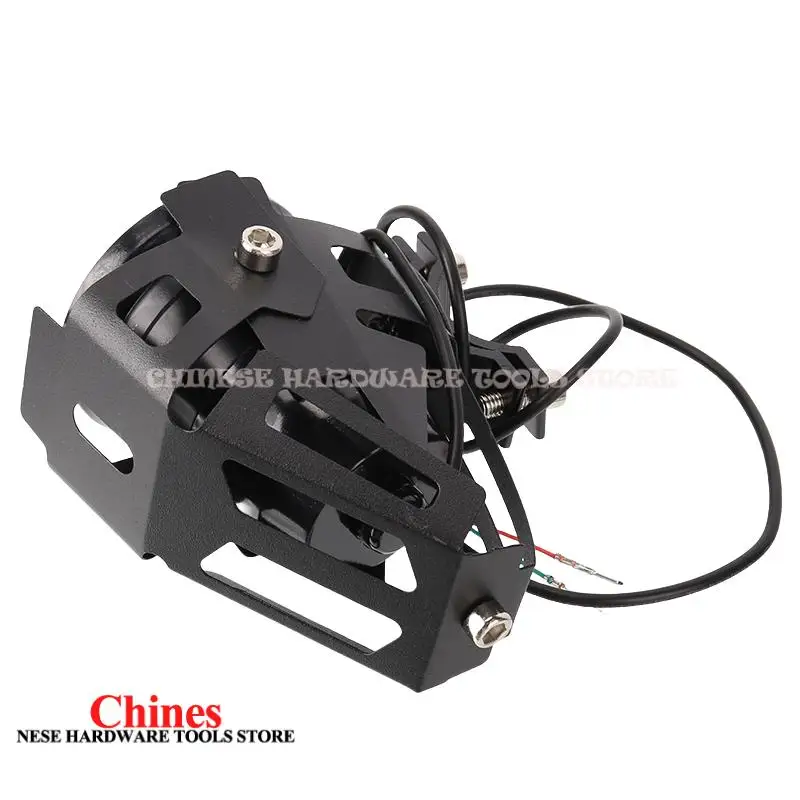 Lampu Sorot LED Angel Eye untuk Skuter Listrik, Lampu Bantu Mengemudi, Senter LED Mini, Lampu Sorot Depan, Aksesoris ATV Skuter