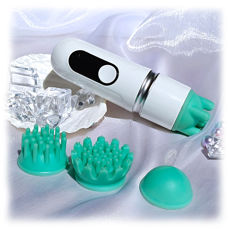 

Wholesale Manufacturer's Relaxing Five-Headed Silicone Electric Massager for Pet Cats Rechargeable Body Massage Product