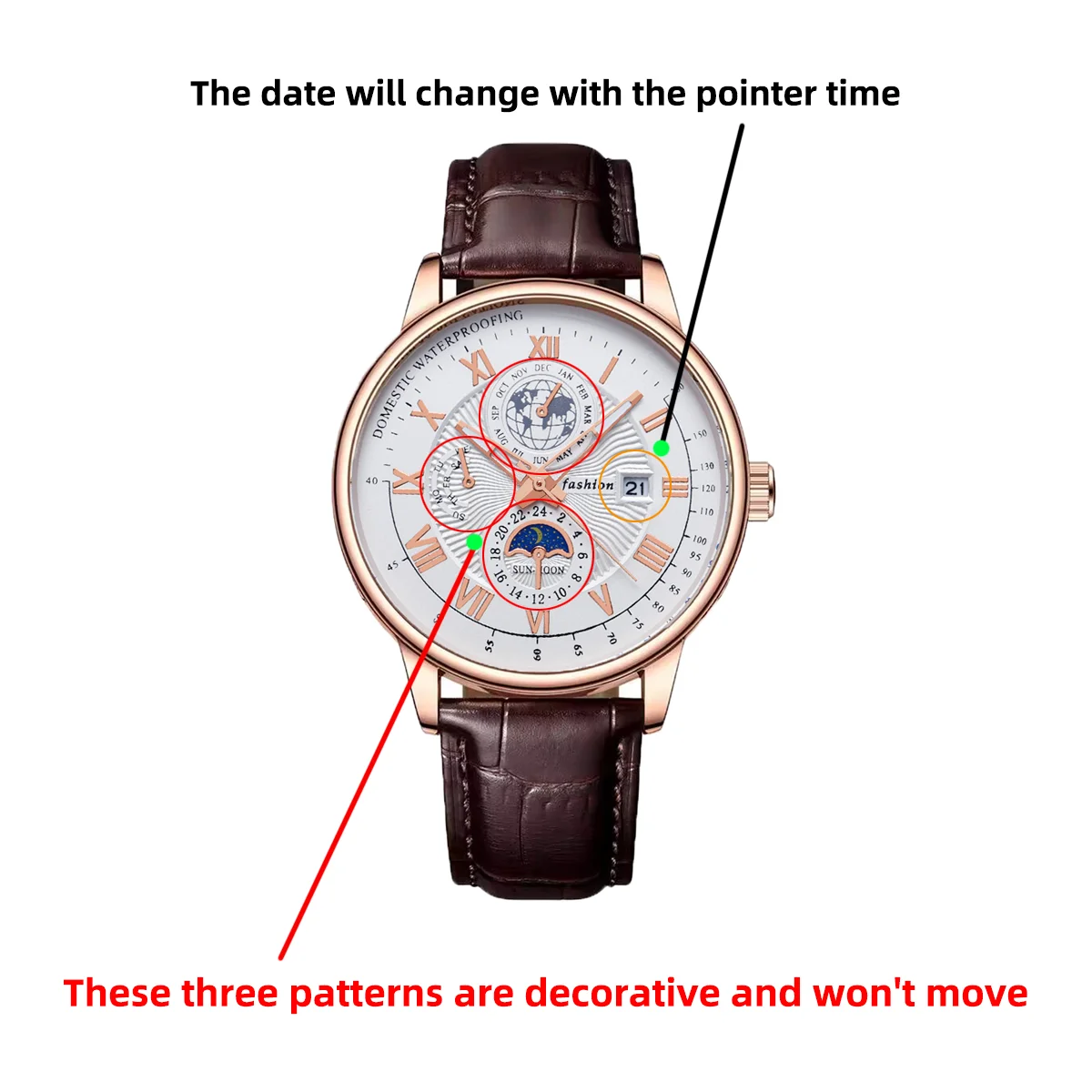 ACHENGY Brand Mens Watches Luxury Top Business Waterproof Luminous Quartz Wristwatch Sport Steel Strap Date Clock Reloj Hombr