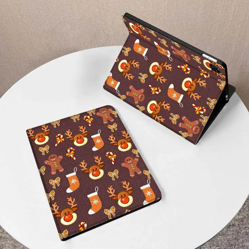 Christmas Element Design Tablet Case For Honor Tab Pad 6 7 8 9 X8 V7 V8 X9 13 X8a X9a Pro 10 Magic GT GT2 10.1 13.3 Inch