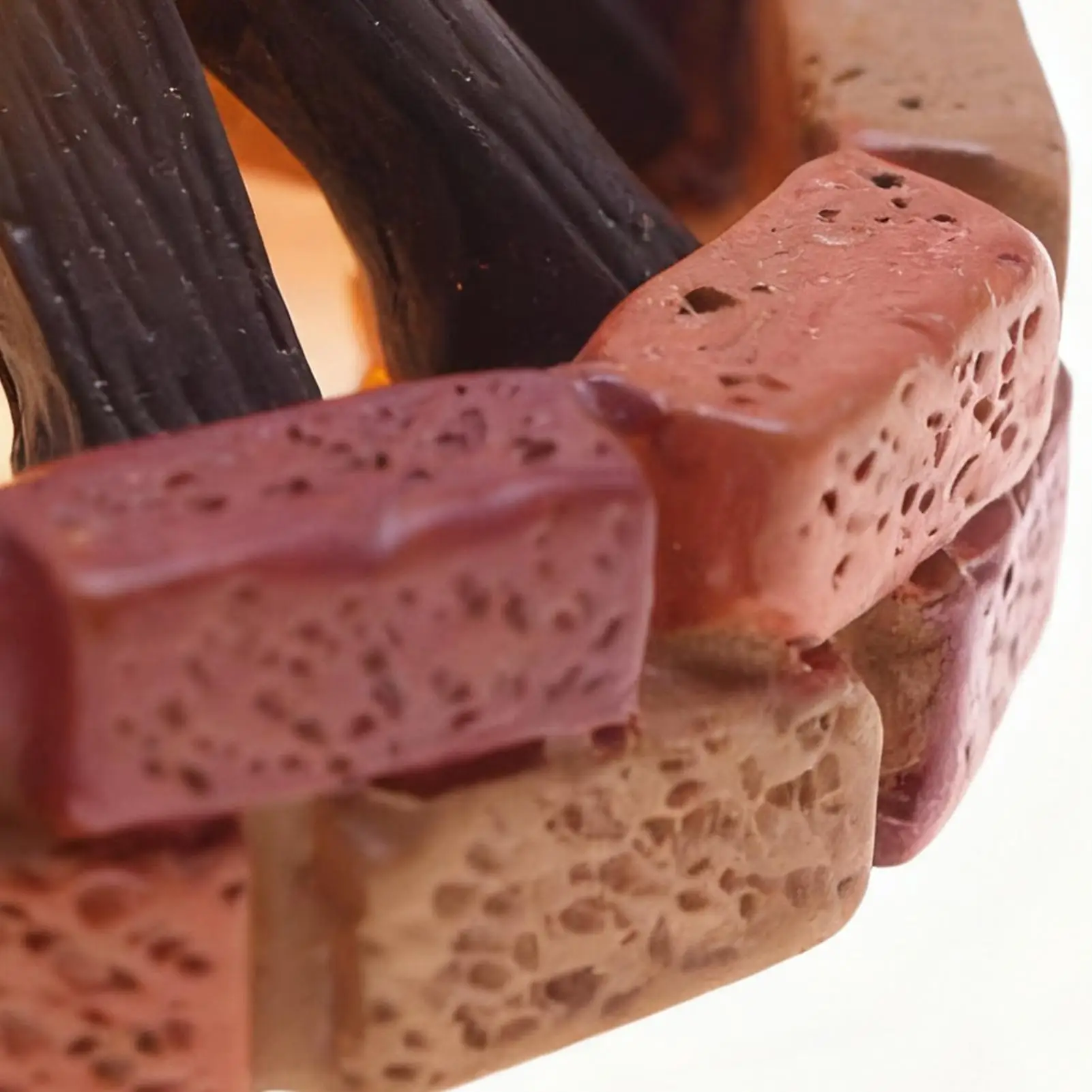 

Night Light Miniature Realistic Resin Flickering LED Campfire Light Decoration For Dorm Room Study Room Bedroom Kitchen