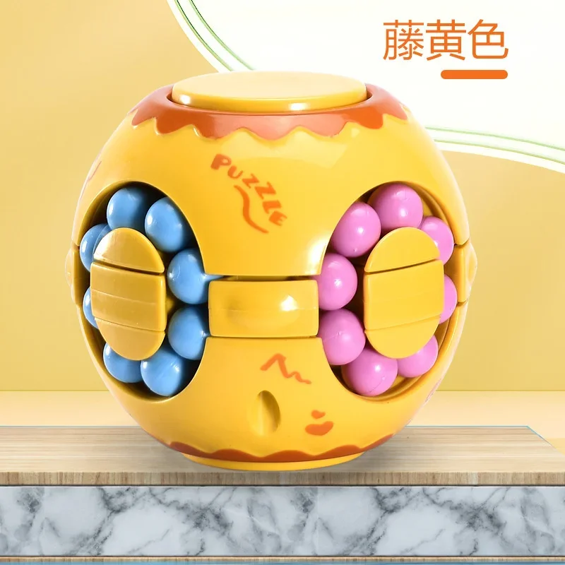 Doigt pour enfants petit haricot magique hamburger cube magique jouet boule magique cube magique gyroscope rotation du bout des doigts Cube magique haricot magique