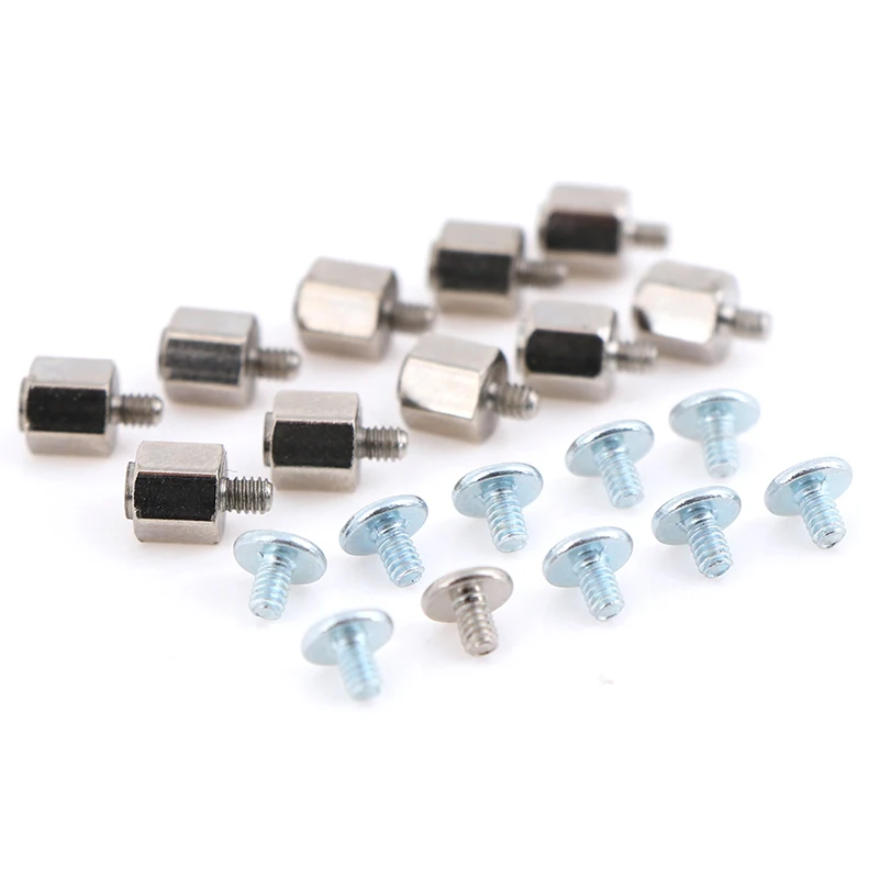 10-Set ASUS M.2 SSD Mounting Kit – OEM Standoff, Screw & Hex Nut for Motherboard, Hand Tool Installation, Precise Fit