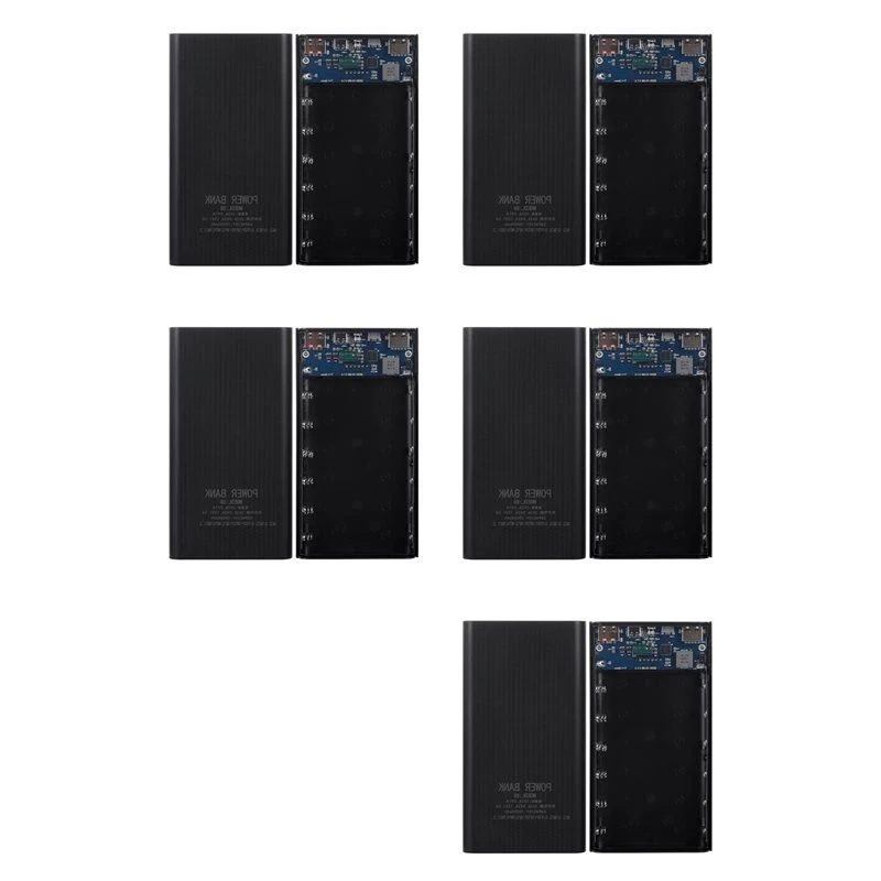 24時間配達-5x-18650-バッテリーパワーバンクボックス-225w-急速充電-lcd-ディスプレイ-20000mah-パワーボード-6x18650-バッテリー用-a
