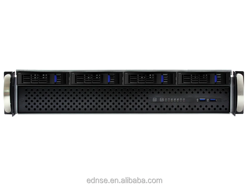 ED204h40 2U High Quality Customized Depth 40cm 4 Bay Server Chassis Hot Swap Rackmount Case Standard