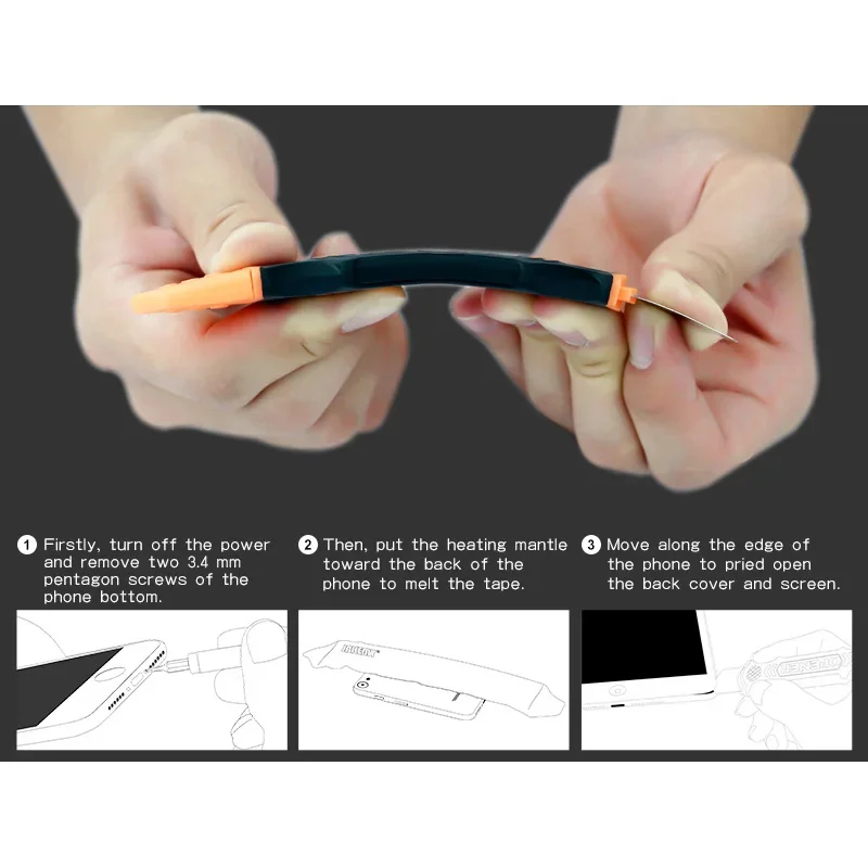 أداة فتح Spudger للهواتف المحمولة وأجهزة الكمبيوتر المحمولة والأجهزة اللوحية وأغطية شاشات LCD وإزالة الزجاج واستبدال البطارية #2