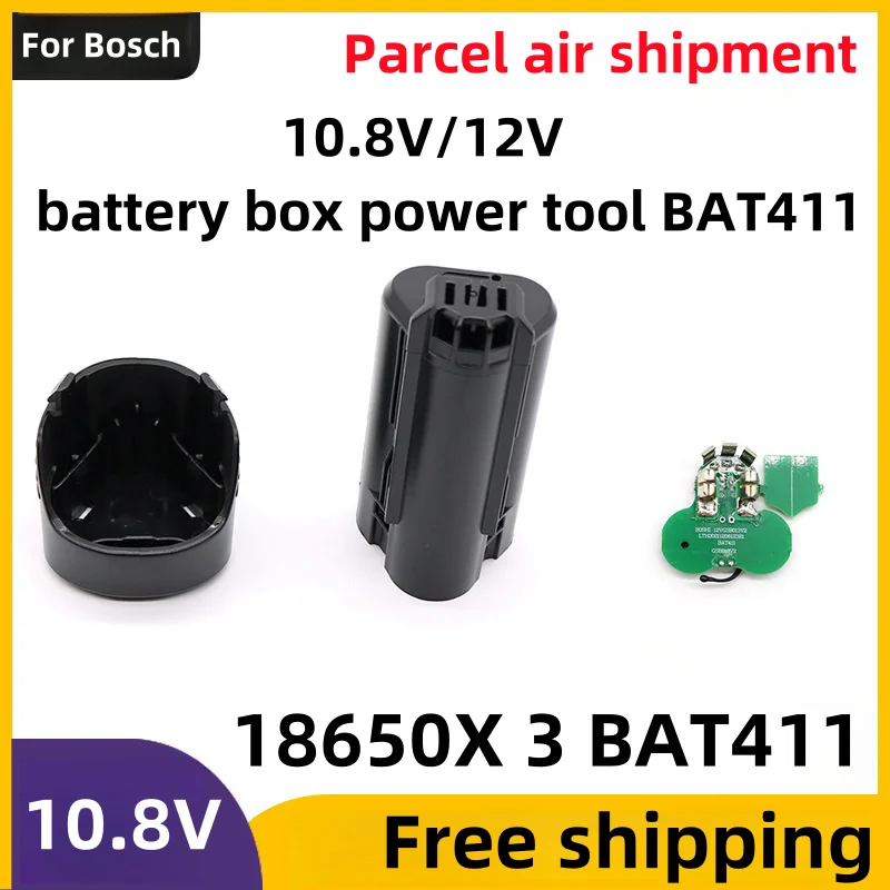 

For Bosch 10.8V/12V Battery Box Electric Tool BAT411 Lithium Battery 12V18650x3C Lithium Battery Kit PCB Circuit Board TSR1080