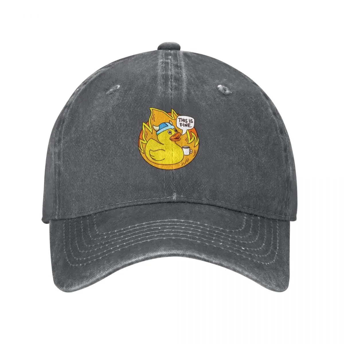 

NaNoWriMo Duck Writer’s Hell AU Baseball Cap New In Hat fun hats Hat Man For The Sun designer cap Men Women's