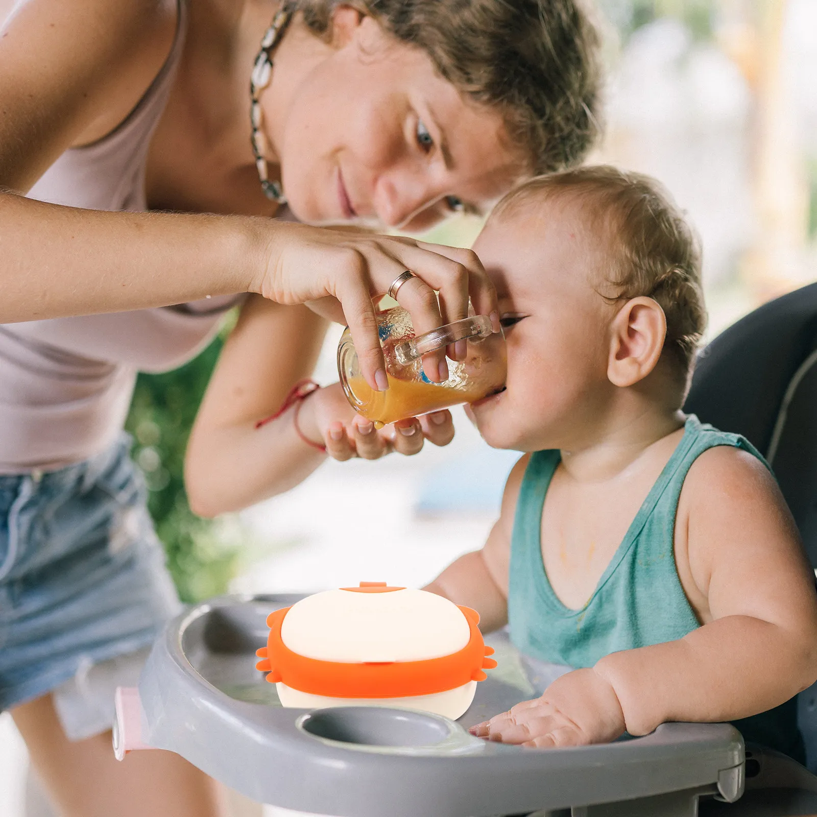 

1Set Baby Bowls and Spoons Set Cartoon Design Feeding Bowl for Babies Easy Grip Scoop Food Bowl Set for Infant Mealtime Training