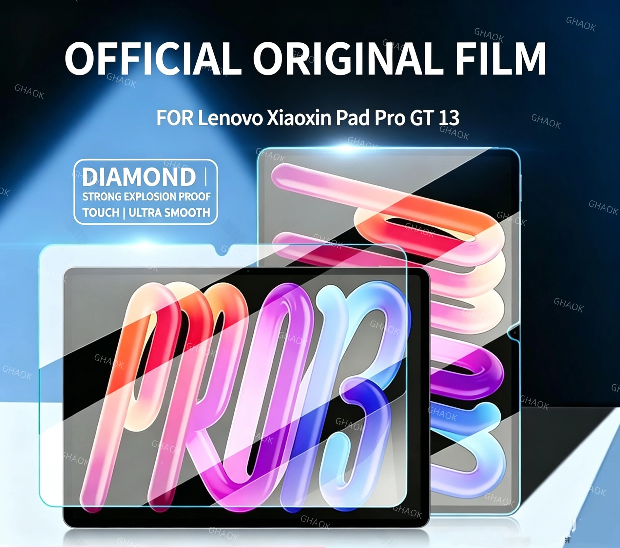 2pcs For Lenovo Xiaoxin Pad Pro13 2026 HD Tempered Glass Film Scratch Screen Protector for Idea Tab pro Gen2 TB376FC/390 13Inch