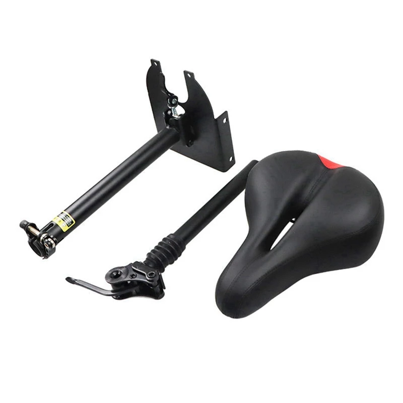 Asiento de patinete eléctrico M365 plegable, ajustable, negro, piezas de repuesto, accesorios para Xiaomi, Base de Metal