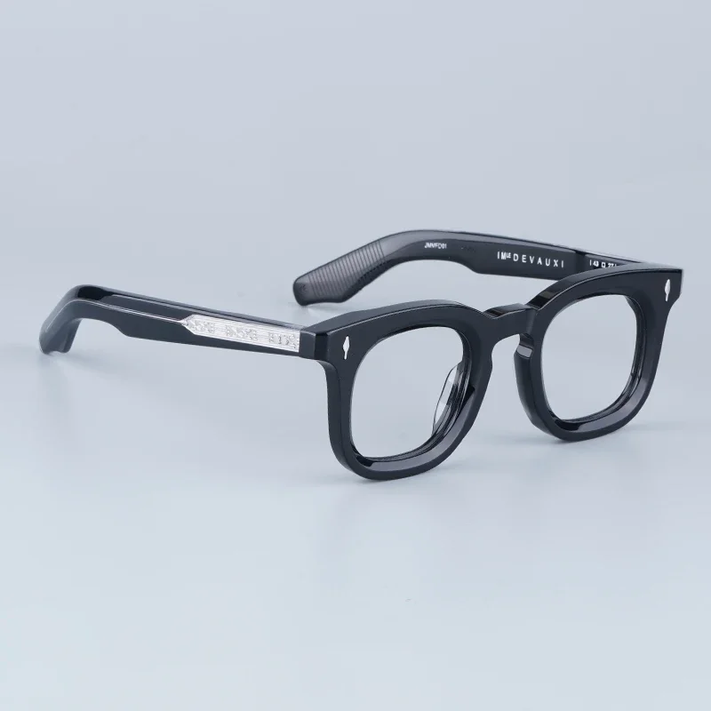 

Devaux Thick Acetate Oval Square Eyeglasses Frames Men Fashion Handmade Classical Luxury Japan Glasses for Women with Case