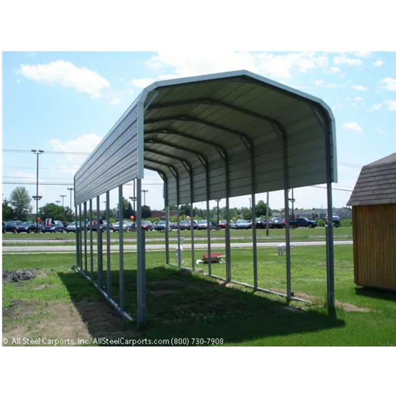 prefabricated car Shelter Wholesale Prefab Garages Portable Metal Frame Carport Removable Car Awning Canopy Outdoor 20x20