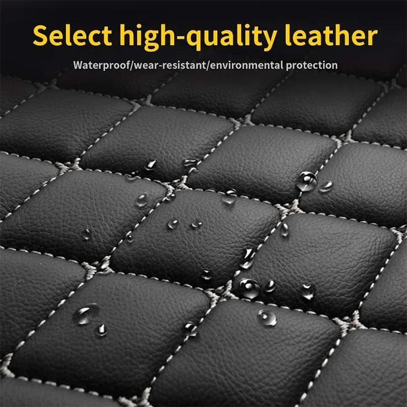 For Volvo S90 2017-2023 Auto Car Floor Mats All-Weather TPE Foot Mats Odorless Pad Waterproof Tray Mat Interior Accessories